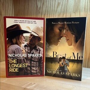 The Longest Ride and The Best of Me by Nicholas Sparks BUNDLE -- romance novels